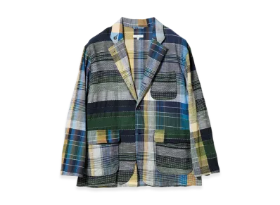 ENGINEERED GARMENTS Loiter Jacket - Madras Dobby Jacquard "Multi"
