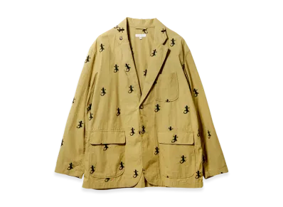 ENGINEERED GARMENTS Loiter Jacket - Gecko Embroidery "Beige"