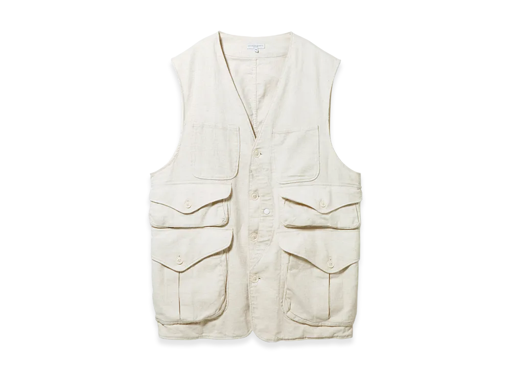 ENGINEERED GARMENTS Hunting Jacket - CL Java Cloth "White"