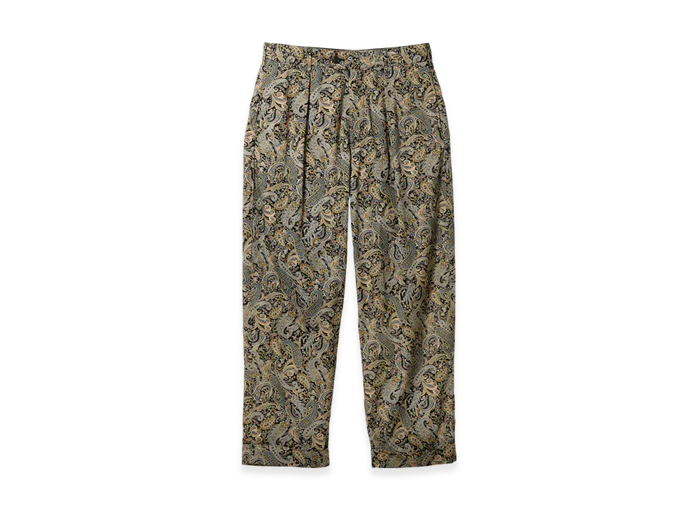 ENGINEERED GARMENTS Carlyle Pant - Cotton Paisley Print "Brown"