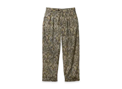 ENGINEERED GARMENTS Carlyle Pant - Cotton Paisley Print "Brown"