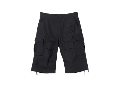 ENGINEERED GARMENTS FA Short - Cotton Reversed Sateen "Khaki"