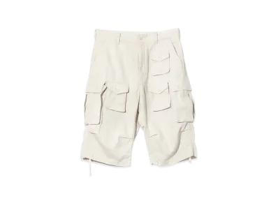 ENGINEERED GARMENTS FA Short - CL Java Cloth "White"