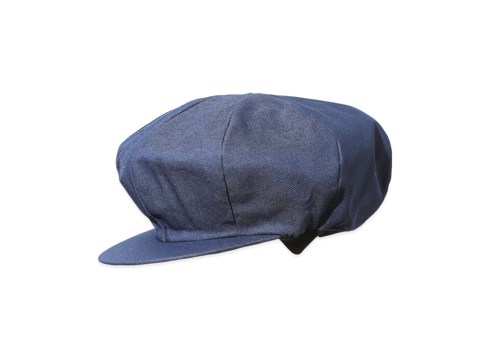 ENGINEERED GARMENTS Newsboy Cap - CP Denim "Navy"