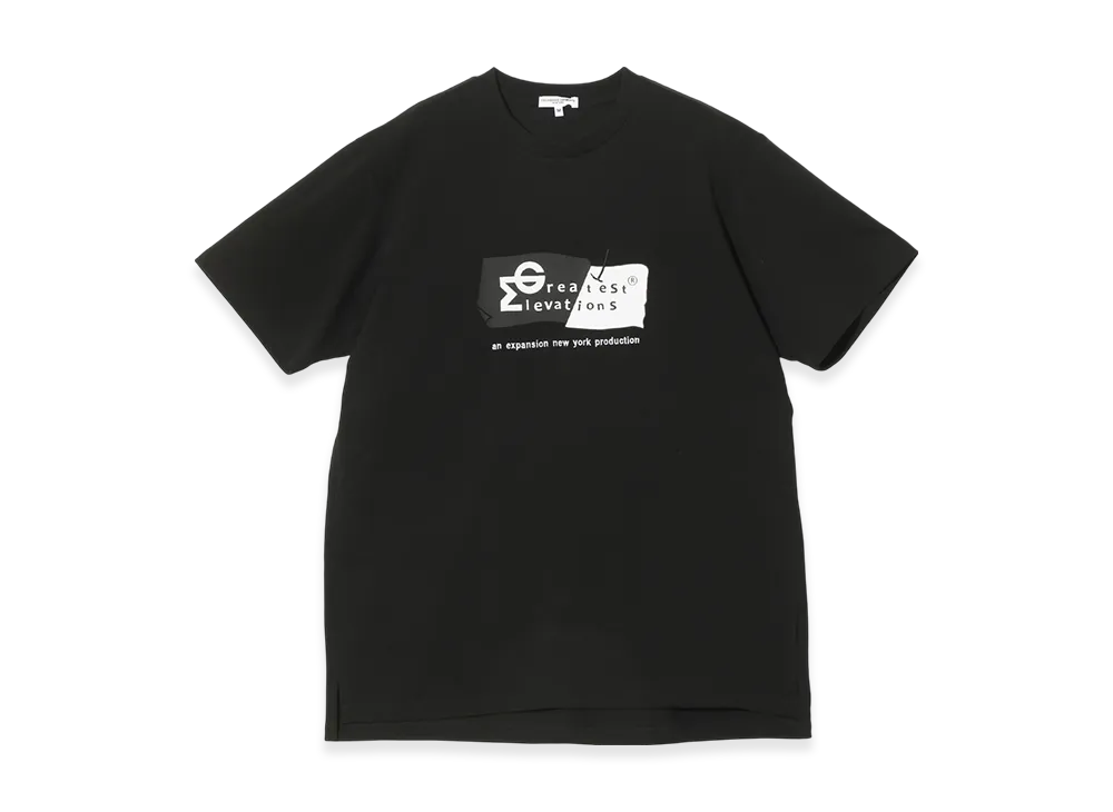 ENGINEERED GARMENTS Expansion Ny - Greatest Elevations Tee "Black"