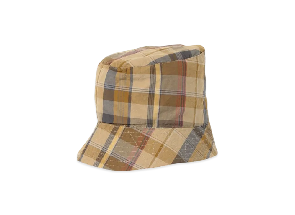 ENGINEERED GARMENTS Bucket Hat - Madras Plaid "Olive"