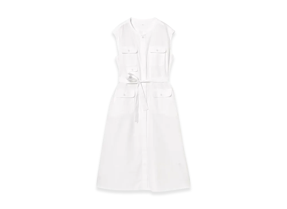 ENGINEERED GARMENTS Bush Dress White "White"