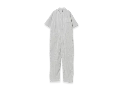 ENGINEERED GARMENTS Coverall Suit "Navy Cotton Seersucker"