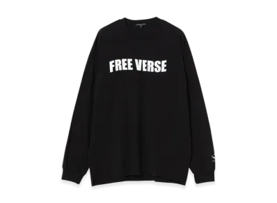ENGINEERED GARMENTS Crew Neck Long Sleeve Tee "Black"
