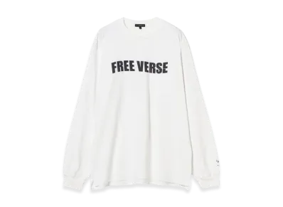 ENGINEERED GARMENTS Crew Neck Long Sleeve Tee "White"