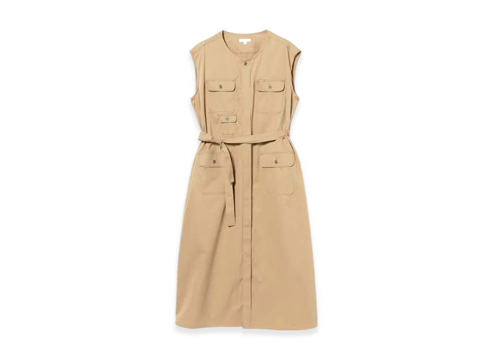 ENGINEERED GARMENTS Engineered Garmrnts / Bush Dress "Khaki Cotton Superfine T"