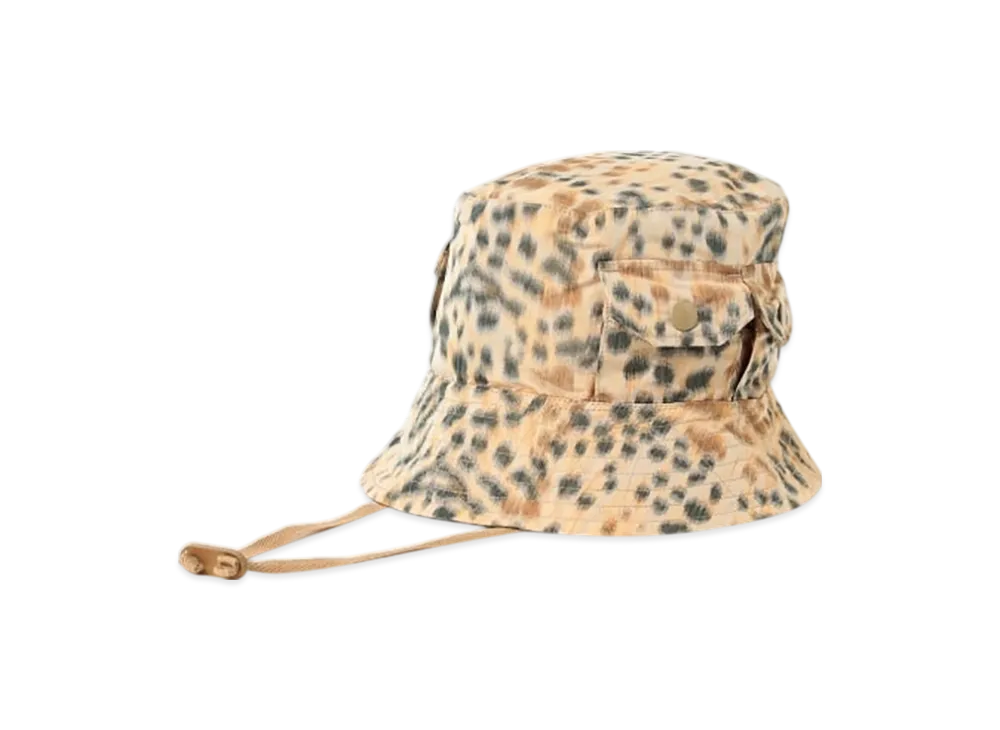 ENGINEERED GARMENTS Explorer Hat - Leopard Print "Brown"