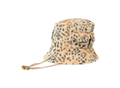 ENGINEERED GARMENTS Explorer Hat - Leopard Print "Brown"