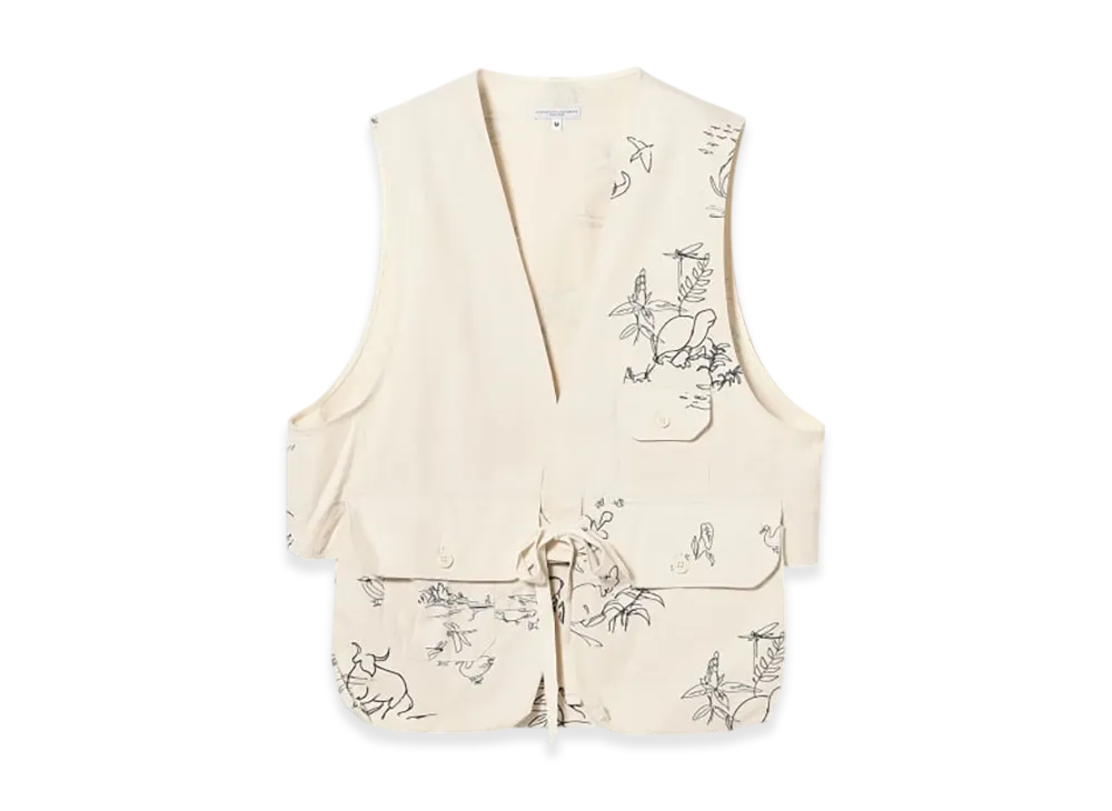 ENGINEERED GARMENTS Fowl Vest "Natural"
