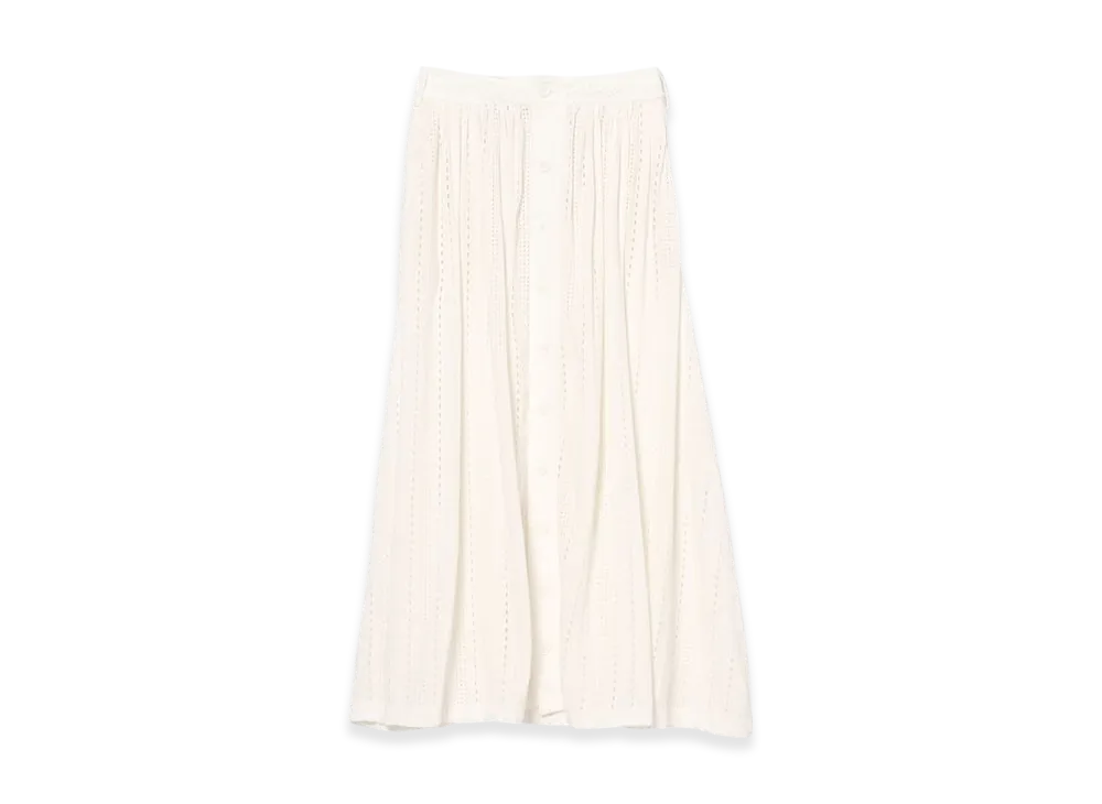 ENGINEERED GARMENTS Gather Skirt "White"
