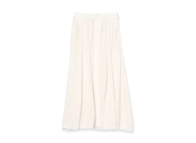 ENGINEERED GARMENTS Gather Skirt "White"