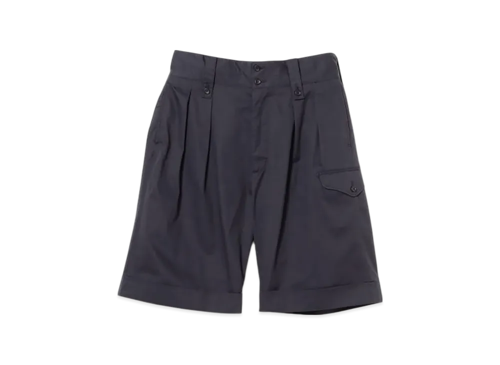 ENGINEERED GARMENTS Gurkha Short - High Count Twill "Navy"