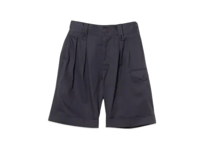 ENGINEERED GARMENTS Gurkha Short - High Count Twill "Navy"