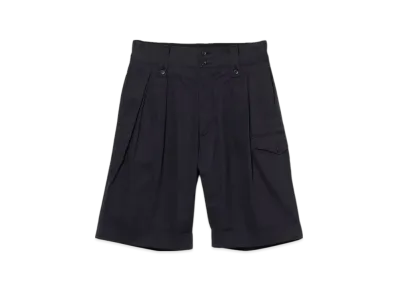 ENGINEERED GARMENTS Gurkha Short - High Count Twill "Navy"