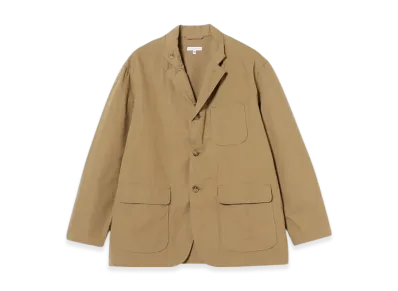 ENGINEERED GARMENTS Loiter Jacket - Cotton Grosgrain "Khaki"