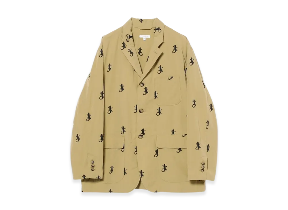 ENGINEERED GARMENTS Loiter Jacket - Gecko Embroidery "Khaki"