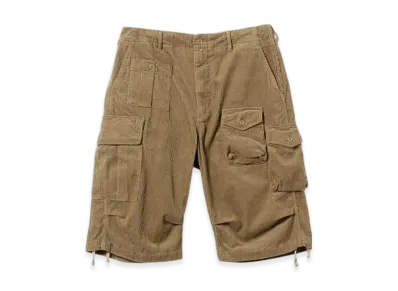 ENGINEERED GARMENTS x BEAMS Exclusive Bdu 3/4 Shorts Corduroy "Khaki"