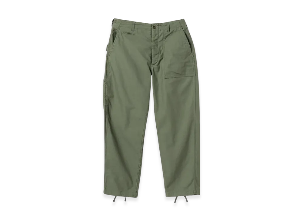 ENGINEERED GARMENTS x BEAMS Exclusive Peg / Glassfield Pants Backsatin "Military"