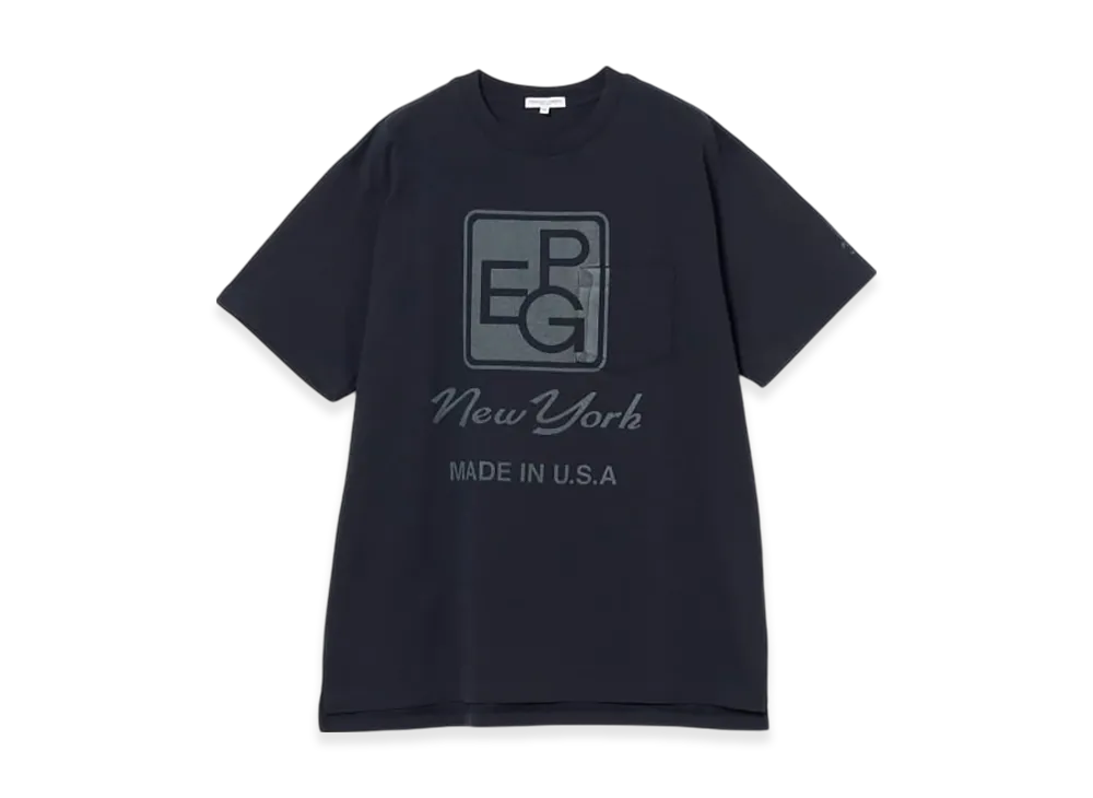 ENGINEERED GARMENTS x BEAMS Exclusive Peg / Uniform Crew T-Shirt "Navy"