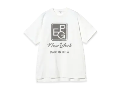ENGINEERED GARMENTS x BEAMS Exclusive Peg / Uniform Crew T-Shirt "White"