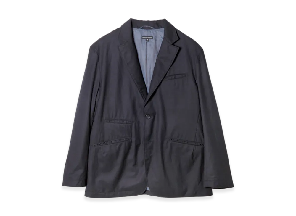 ENGINEERED GARMENTS Andover Jacket - High Count Worsted Wool "Black"