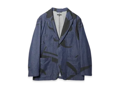 ENGINEERED GARMENTS Bedford Jacket - Music Note Denim "Denim"