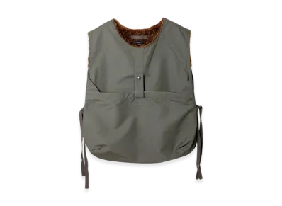 ENGINEERED GARMENTS Newsboy Vest - Cotton Double Cloth "Khaki"