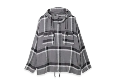 ENGINEERED GARMENTS Cagoule Shirt - Brushed Big Plaid "Gray"