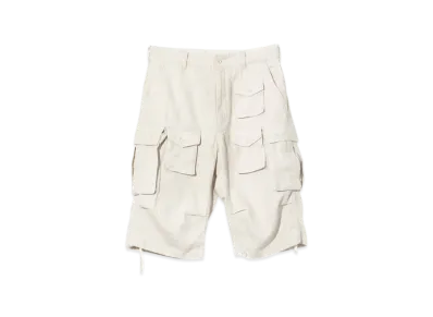 ENGINEERED GARMENTS FA Short - CL Java Cloth "White"