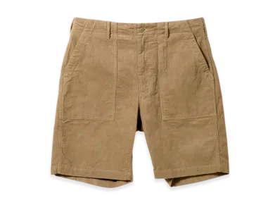 ENGINEERED GARMENTS Fatigue Short - 14W Corduroy "Beige"