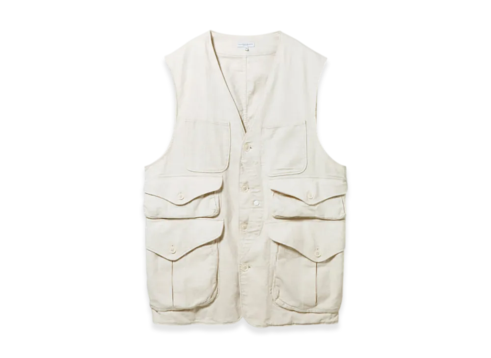 ENGINEERED GARMENTS Hunting Jacket - CL Java Cloth "White"