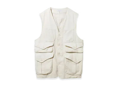 ENGINEERED GARMENTS Hunting Jacket - CL Java Cloth "White"