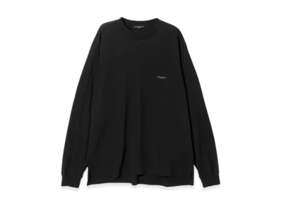 ENGINEERED GARMENTS Long Sleeve Crew Neck Tee "Black"
