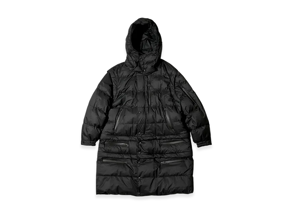 ENGINEERED GARMENTS x NANGA Detachable Down Coat "Black"