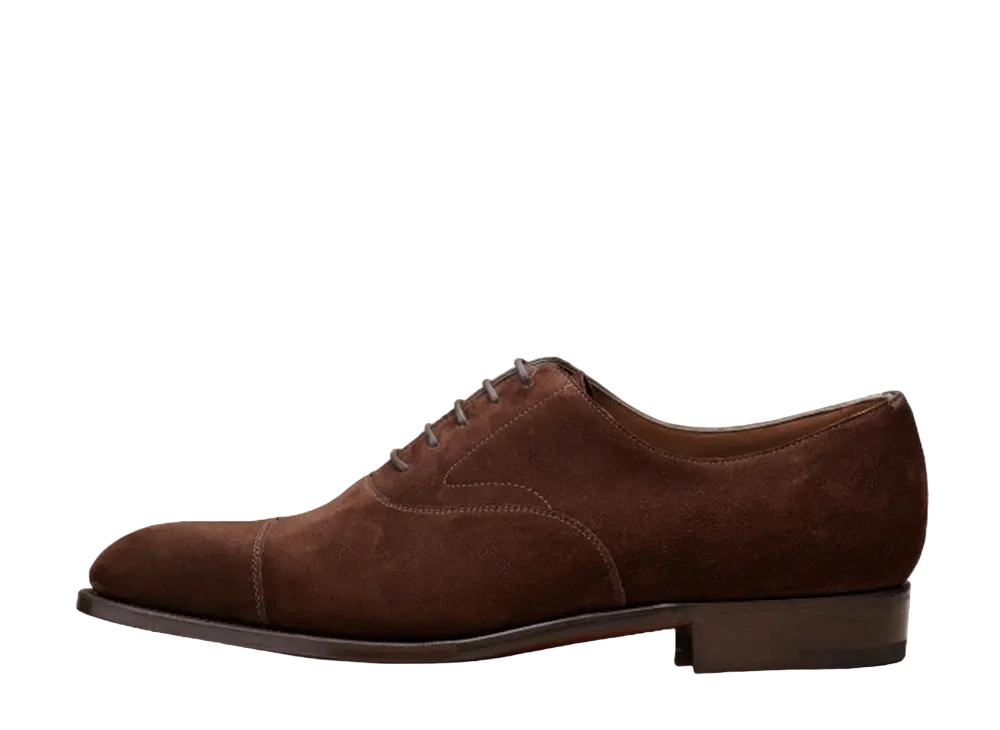 EDWAR GREEN Chelsea 82 E "Deep Brown" Mink Suede Single Leather Sole