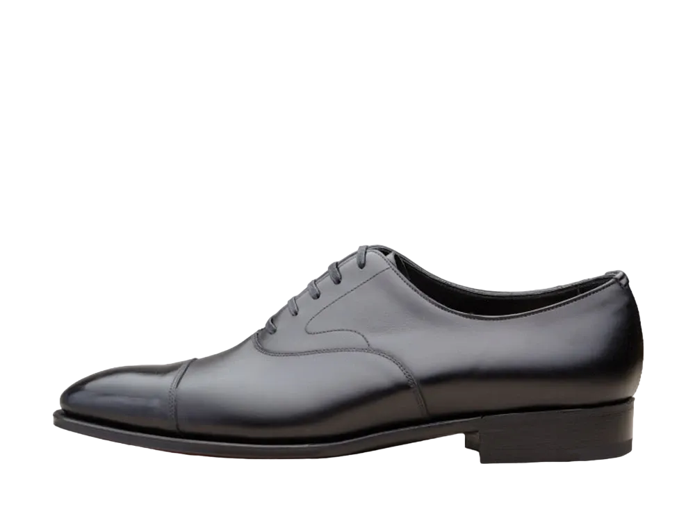 EDWAR GREEN Chelsea 915 E "Black" Calf Single Leather Sole