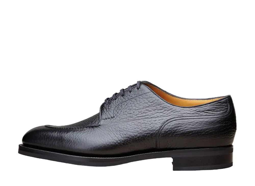 EDWAR GREEN Dover 606 E "Black" London Grain Tapered Rubber Sole