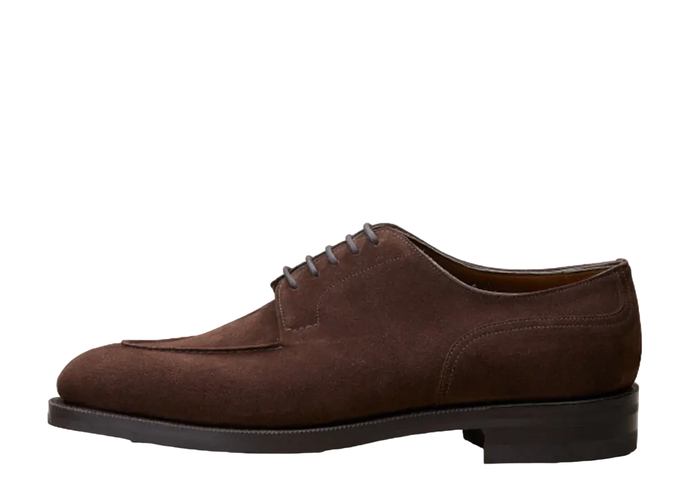 EDWAR GREEN Dover 606 E "Deep Brown" Mink Suede Dainite Rubber Sole