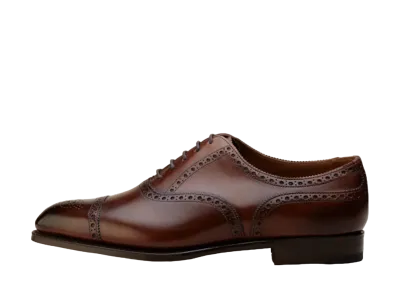 EDWAR GREEN Cadogan 202 E "Dark Oak" Antique Calf Single Leather Sole