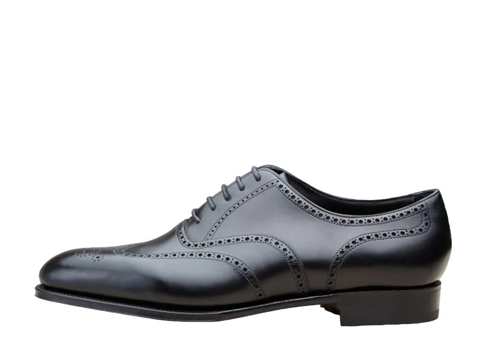 EDWAR GREEN Inverness 82 E "Black" Calf Single Leather Sole