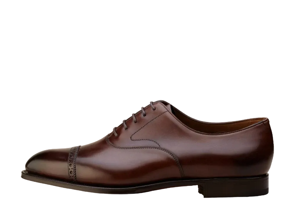 EDWAR GREEN Berkeley 202 E "Dark Oak" Antique Calf Single Leather Sole