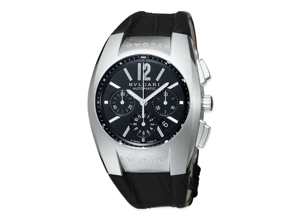 BVLGARI Lettangolo "Black/Stainless Steel"