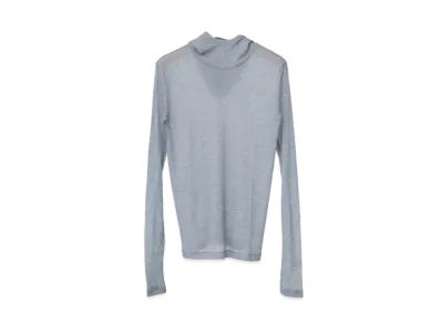 Ernie Palo Sheer rib Hoodie L/S "Gray"