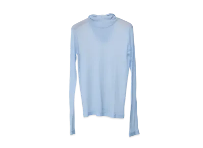 Ernie Palo Sheer rib Hoodie L/S "Sax"