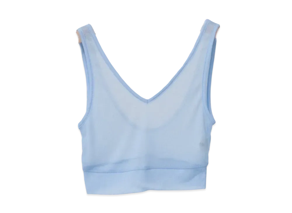 Ernie Palo Sheer rib Bralette "Sax"